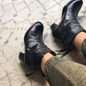 Black Acne Pistol Boots
